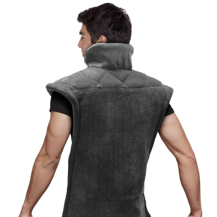 Weighted Heating Pad for Upper Body Relief 24"x37" - 65% OFF Best Seller by idoo
