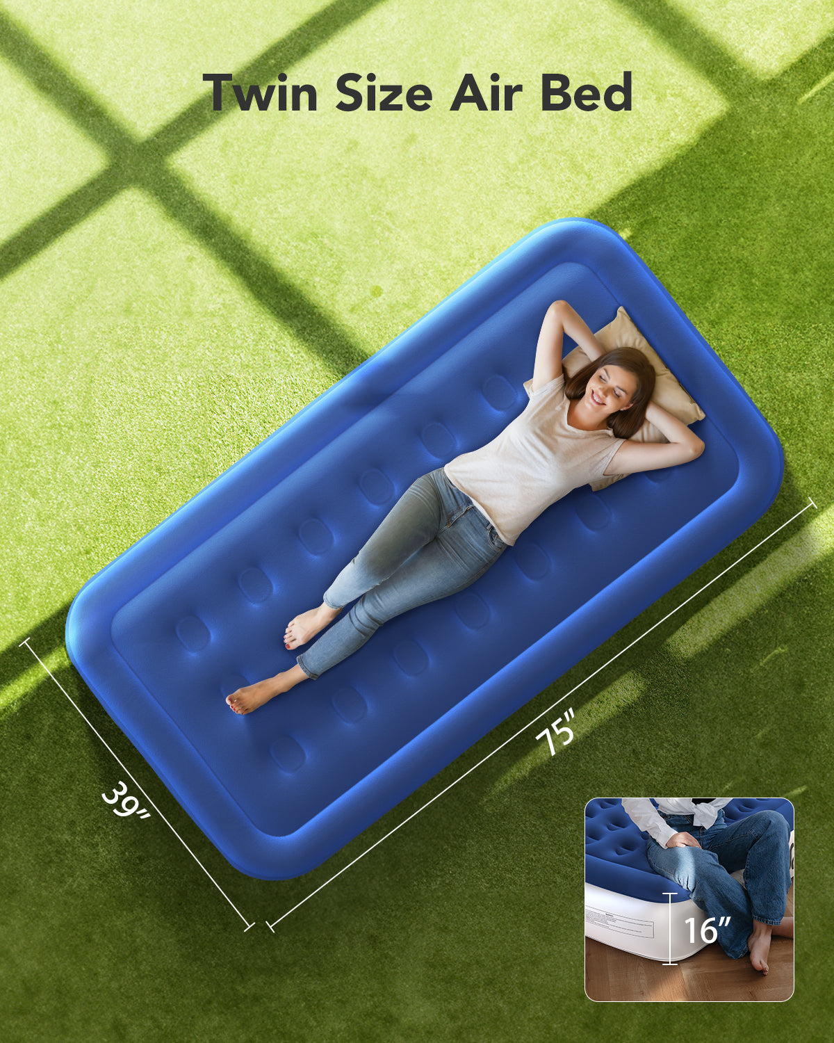 16" Comfort Air Mattress - 80% OFF Best Seller by idoo