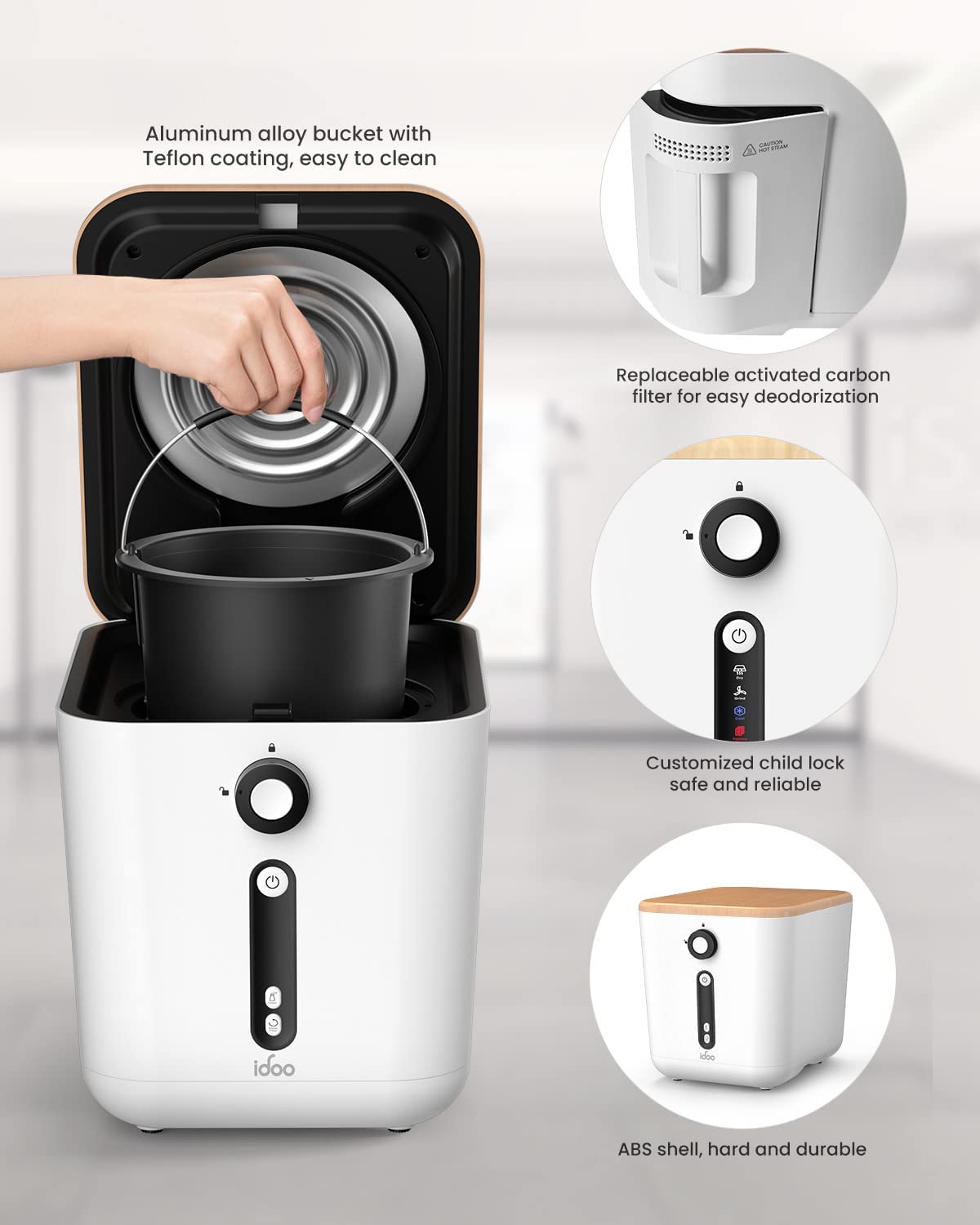 Garbo Kitchen Composter - 65% OFF _wf_cus Best Seller by idoo