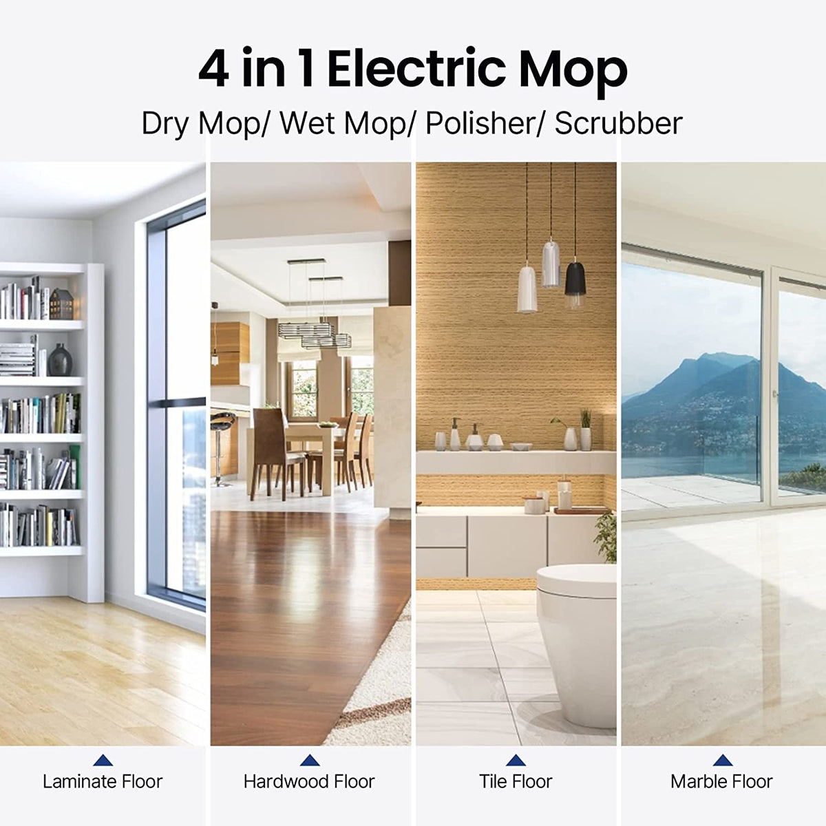 LED Electric Mop with Sprayer - 65% OFF Best Seller BFD CA sale by idoo
