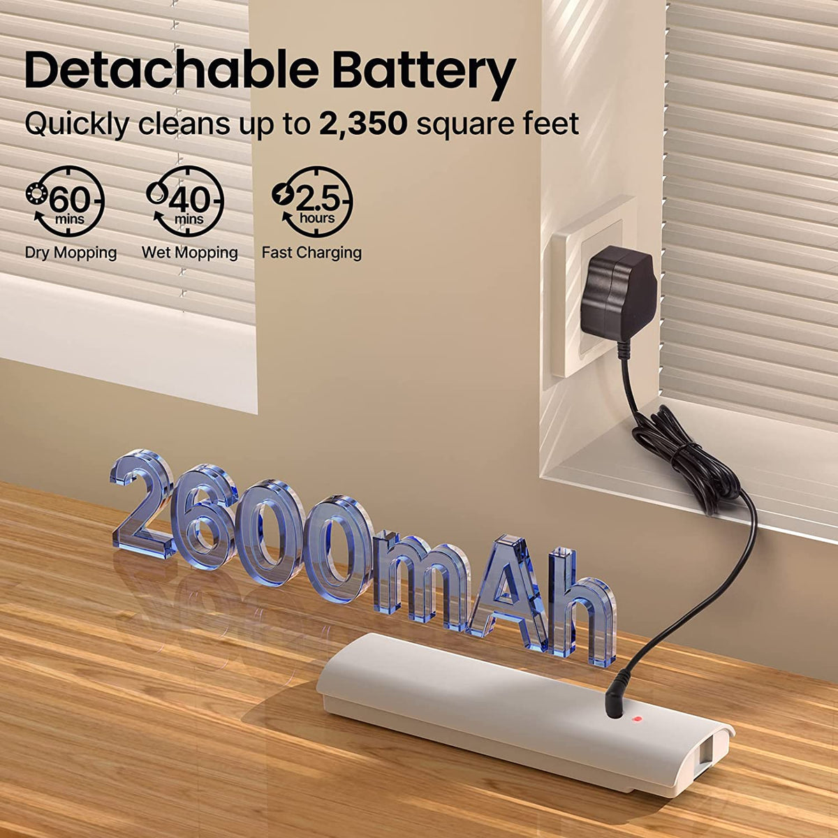 LED Electric Mop with Sprayer - 65% OFF Best Seller BFD CA sale by idoo