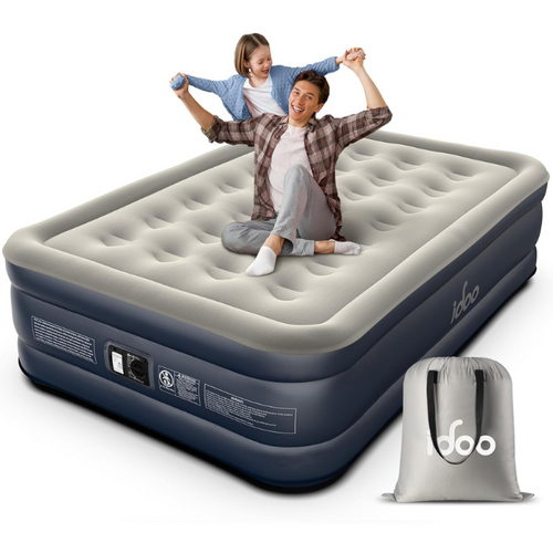 18" Air Mattress with Four Chamber Structure Navy Full - 65% OFF Air Bed Best Seller king by idoo