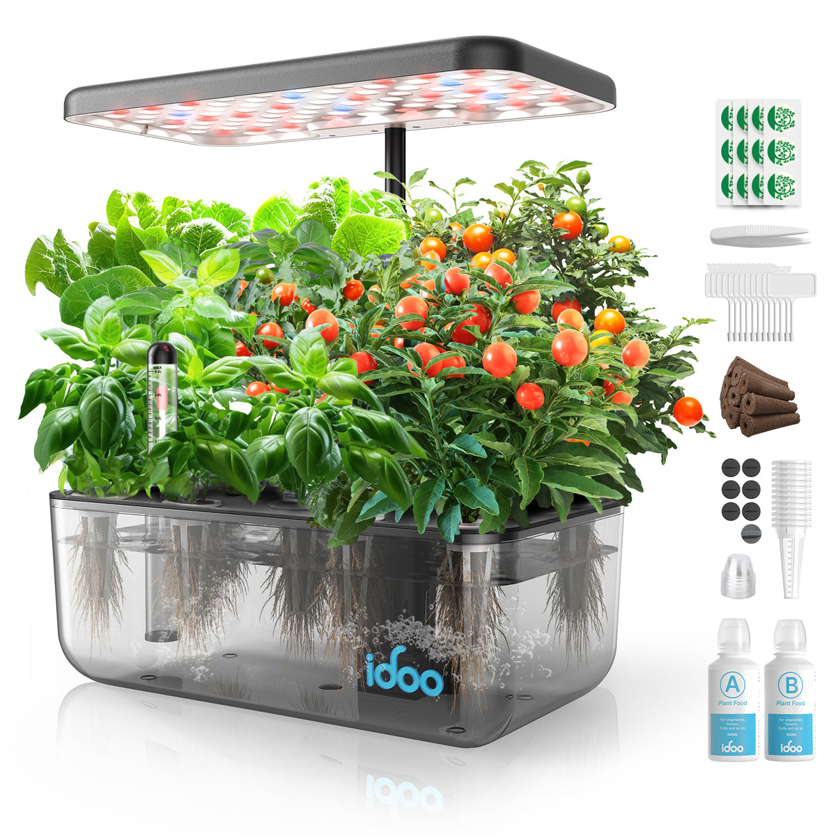 Translucent Garden 12 Pods - 70% OFF Hydroponic Growing System by idoo