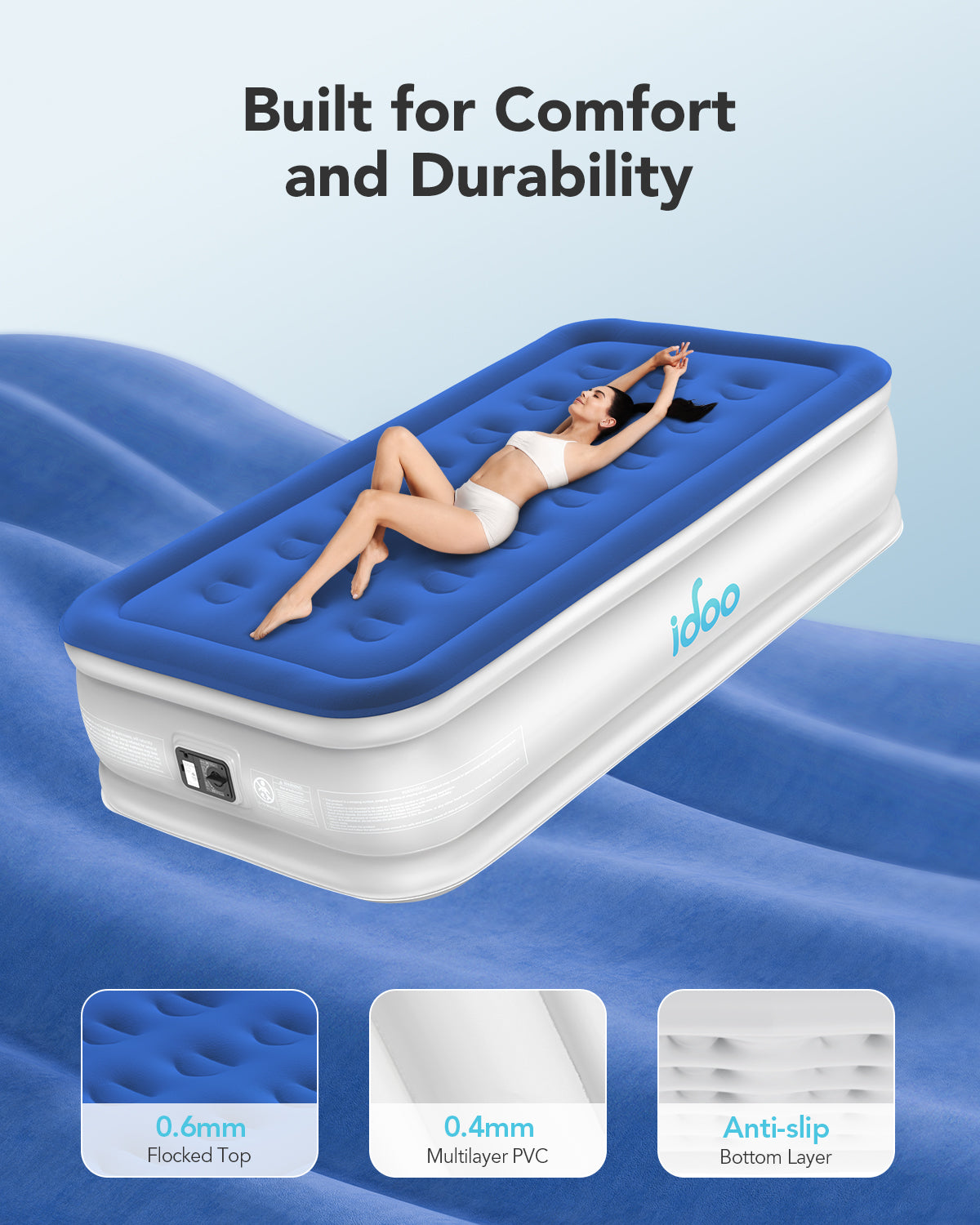 16" Comfort Air Mattress - 80% OFF Best Seller by idoo