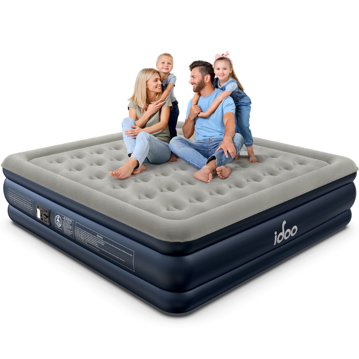 18" Air Mattress with Four Chamber Structure King - 65% OFF Air Bed Best Seller king by idoo