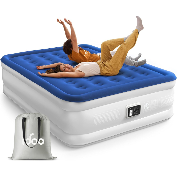 16" Comfort Air Mattress Queen - 80% OFF Best Seller by idoo