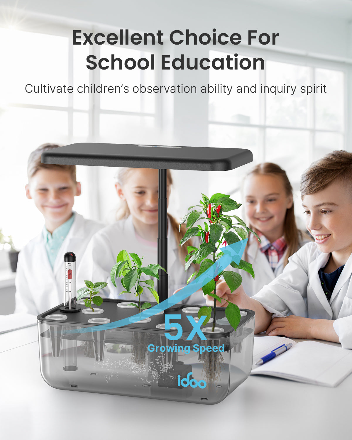 Translucent Garden 12 Pods - 70% OFF Hydroponic Growing System by idoo