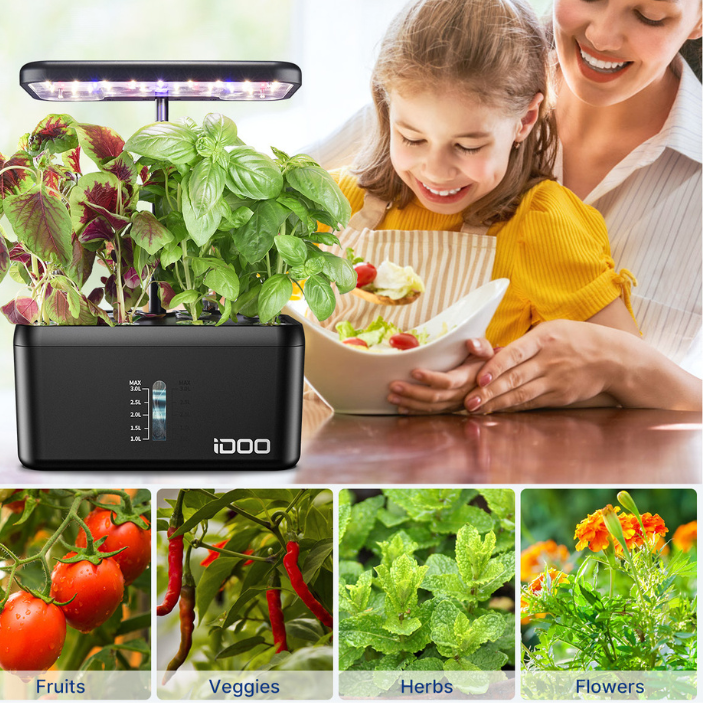 Home Garden Kit - 12 Pods 80% OFF _wf_cus BFD AU Hydroponic Growing System by idoogroup