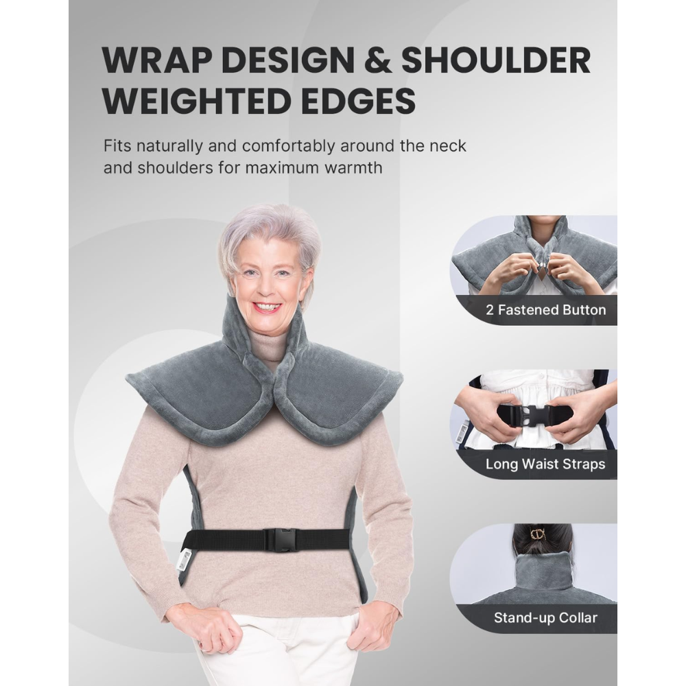 Heating Pad for Upper Body Relief - 65% OFF Best Seller by idoo