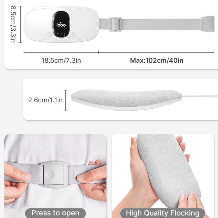Eligible Heating Pads for Partial Cramps - 65% OFF _wf_cus Best Seller cramps_CA heating pad by idoo