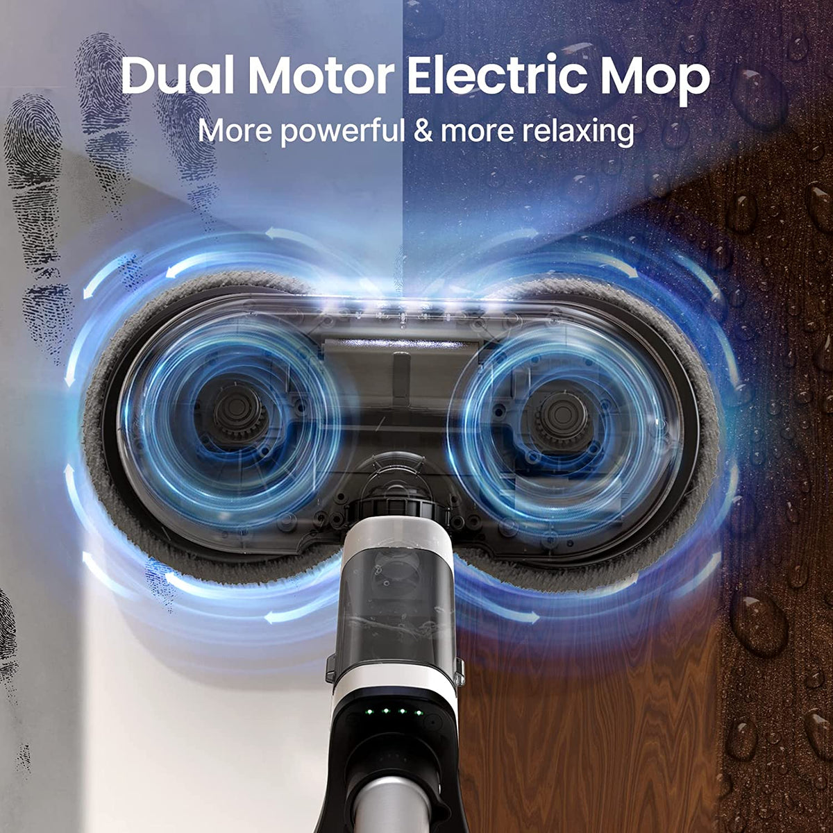 LED Electric Mop with Sprayer - 65% OFF Best Seller BFD CA sale by idoo